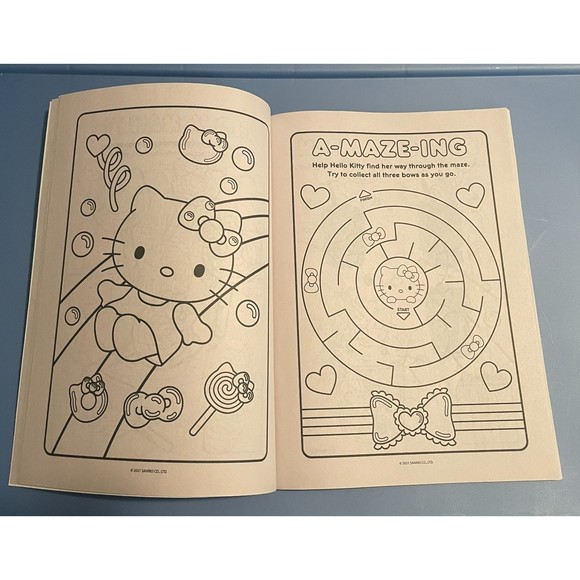 Toys | New Hello Kitty Jumbo Coloring And Activity Book Candy Sweets